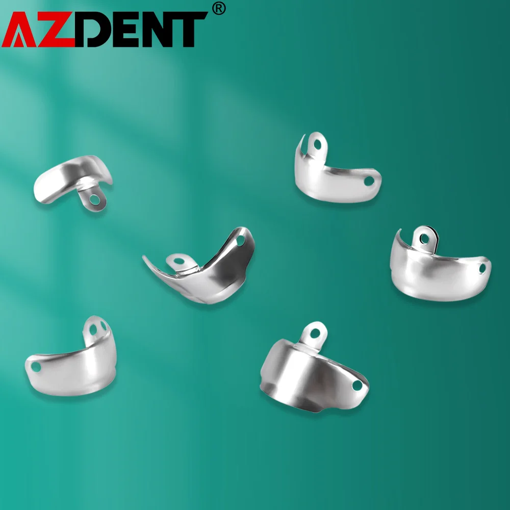 50PCS Dental Matrix Bands Sectional Contoured Metal Matrices For Teeth Replaceme