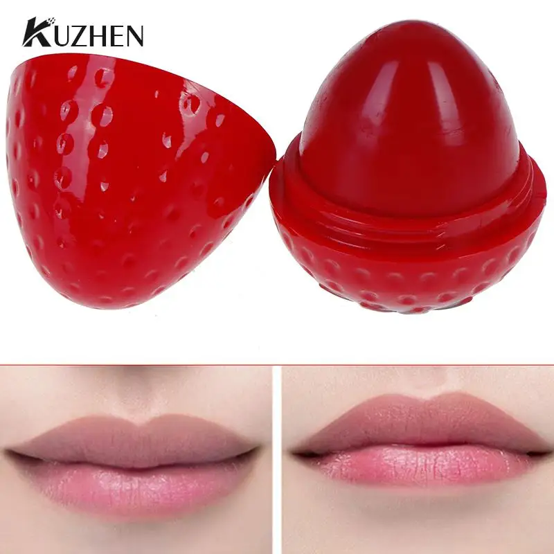 1X Strawberry Moisturizer Makeup Lipbalm Cosmetics Lip Lipstick Lipgloss Lip
