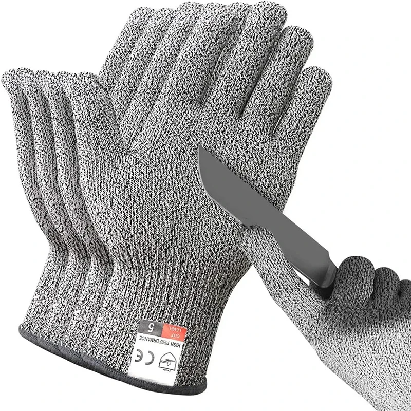 HPPE Level 5 Safety Anti Cut Gloves High-strength Industry Kitchen Gardening Ant