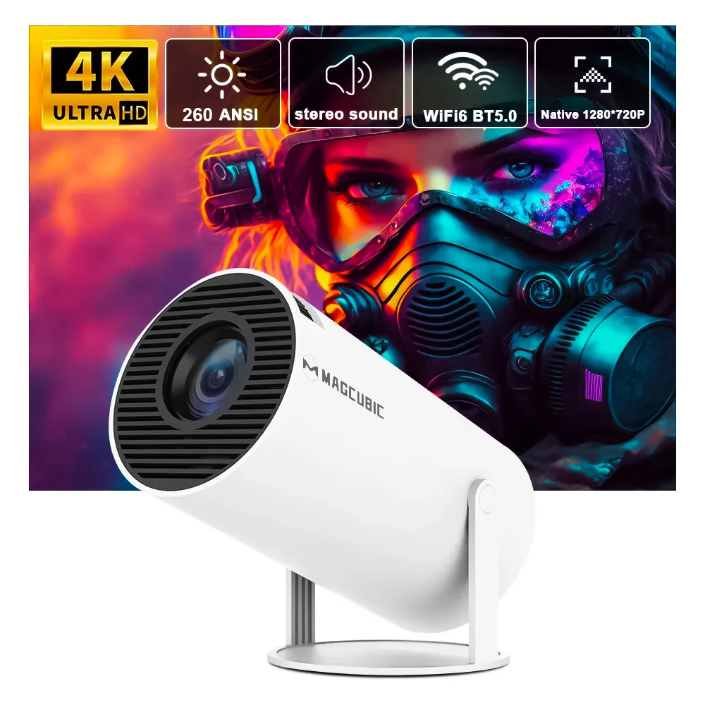 Magcubic 4K Wifi6 Projector Android 11 260 ANSI Dual WIFI Allwinner H713 BT5.0 1