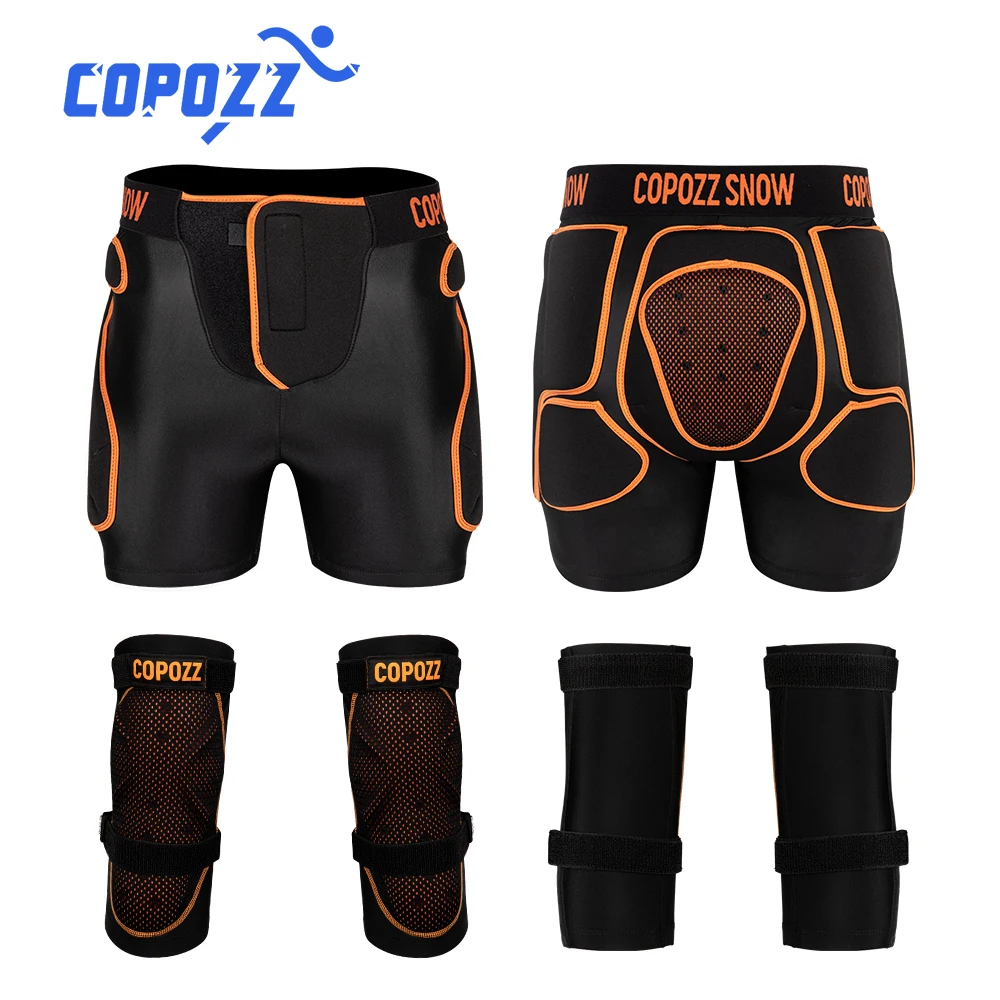 COPOZZ Adjustable Adult Sports Gear Shorts Snowboard Protection Hip Pads Motorcy