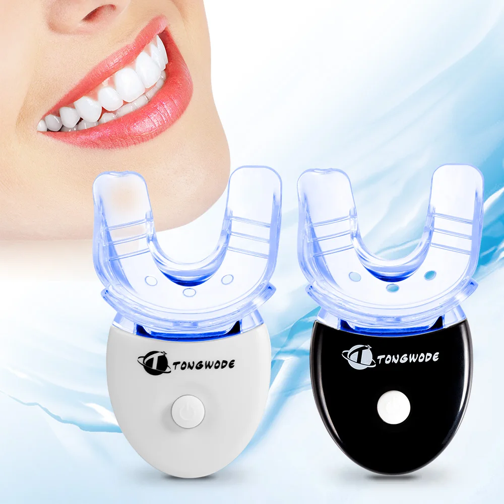 Dental Bleaching Teeth Whitening Kit with Teeth Whitening LED Accelerator Light 