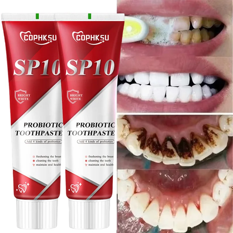 Sp-10 110g Probiotic Toothpaste Whitening Tooth Remove Plaque Stains Teeth White
