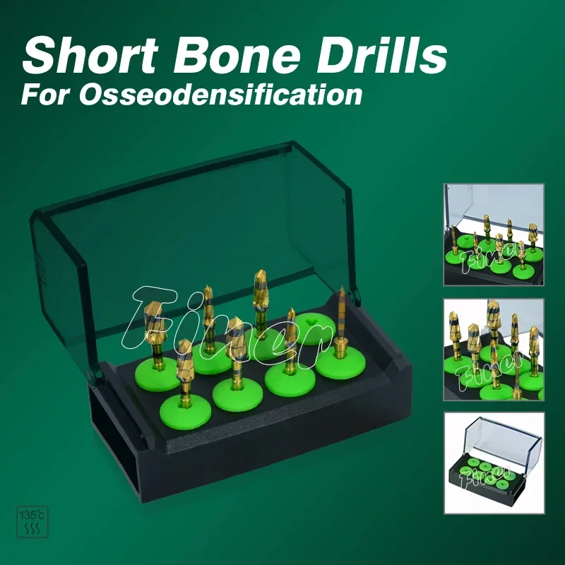 7 pcs Short Dental Osseodensification Burs 17 pcs 24 pcs Short Long Surgical Imp