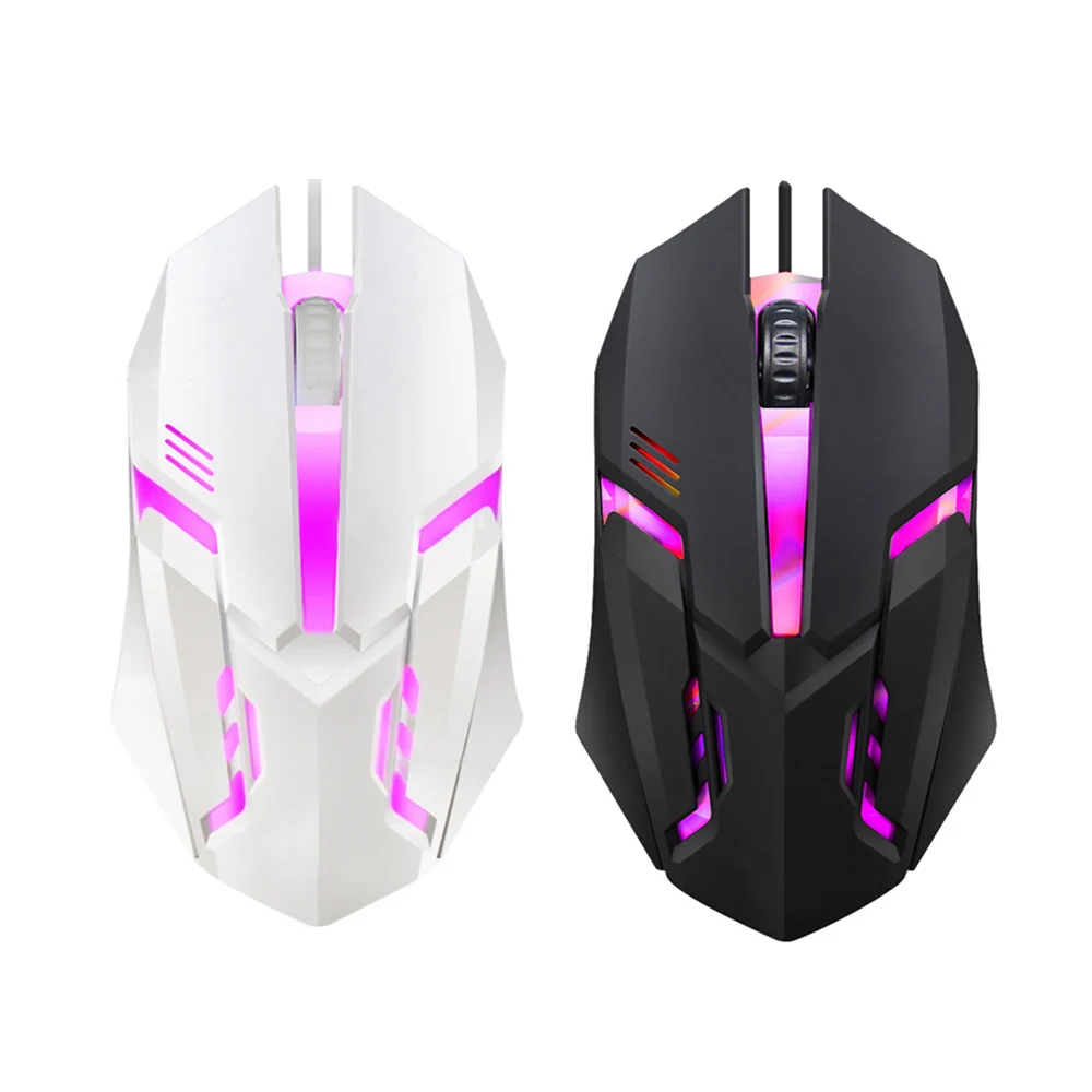 Wired Mouse Colorful LED Gaming Mouse E-Sports USB 5000 DPI Wired Mice Optical W