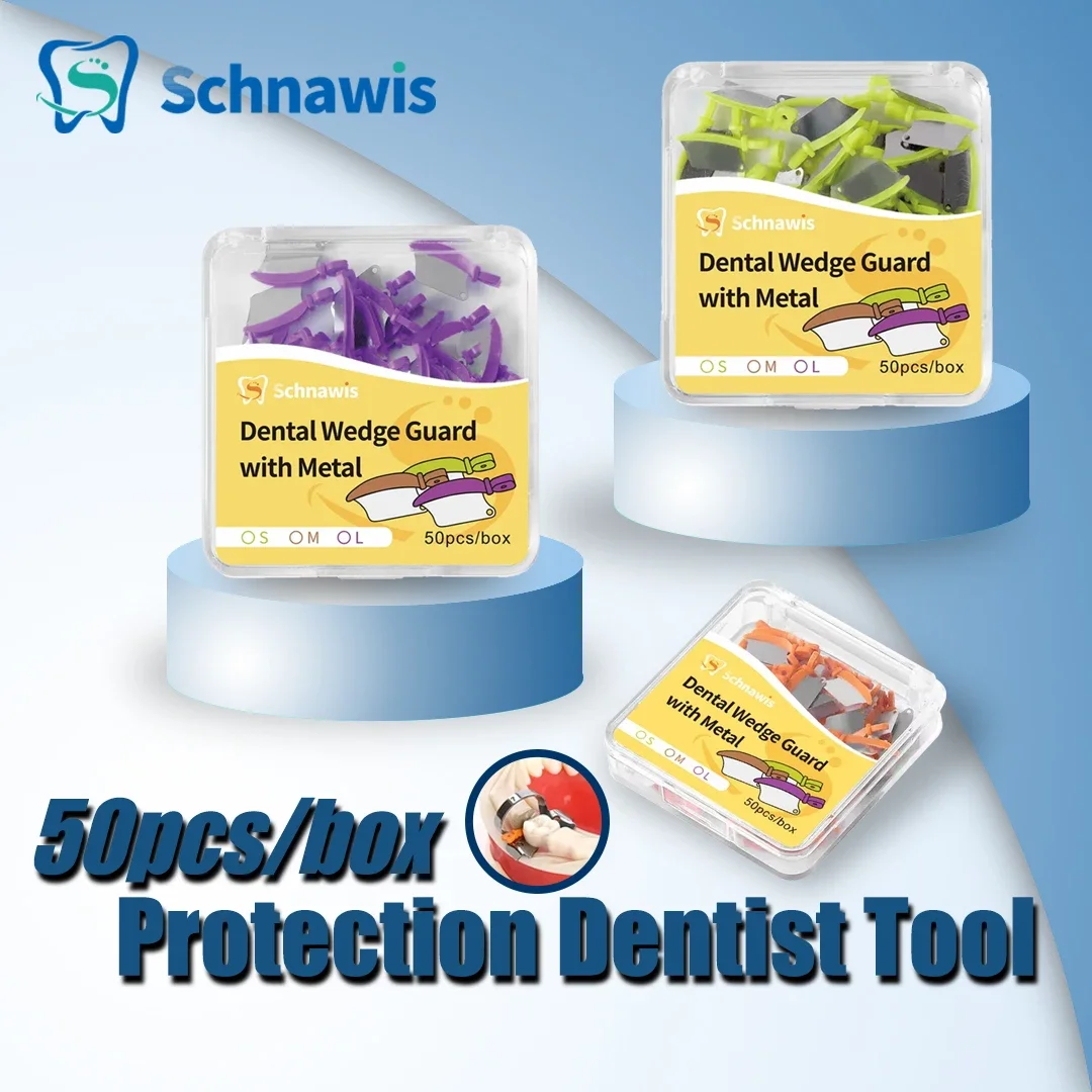 50pcs/box Dental Prime Teeth Interproximal Plastic Wedge With Protection Dentist
