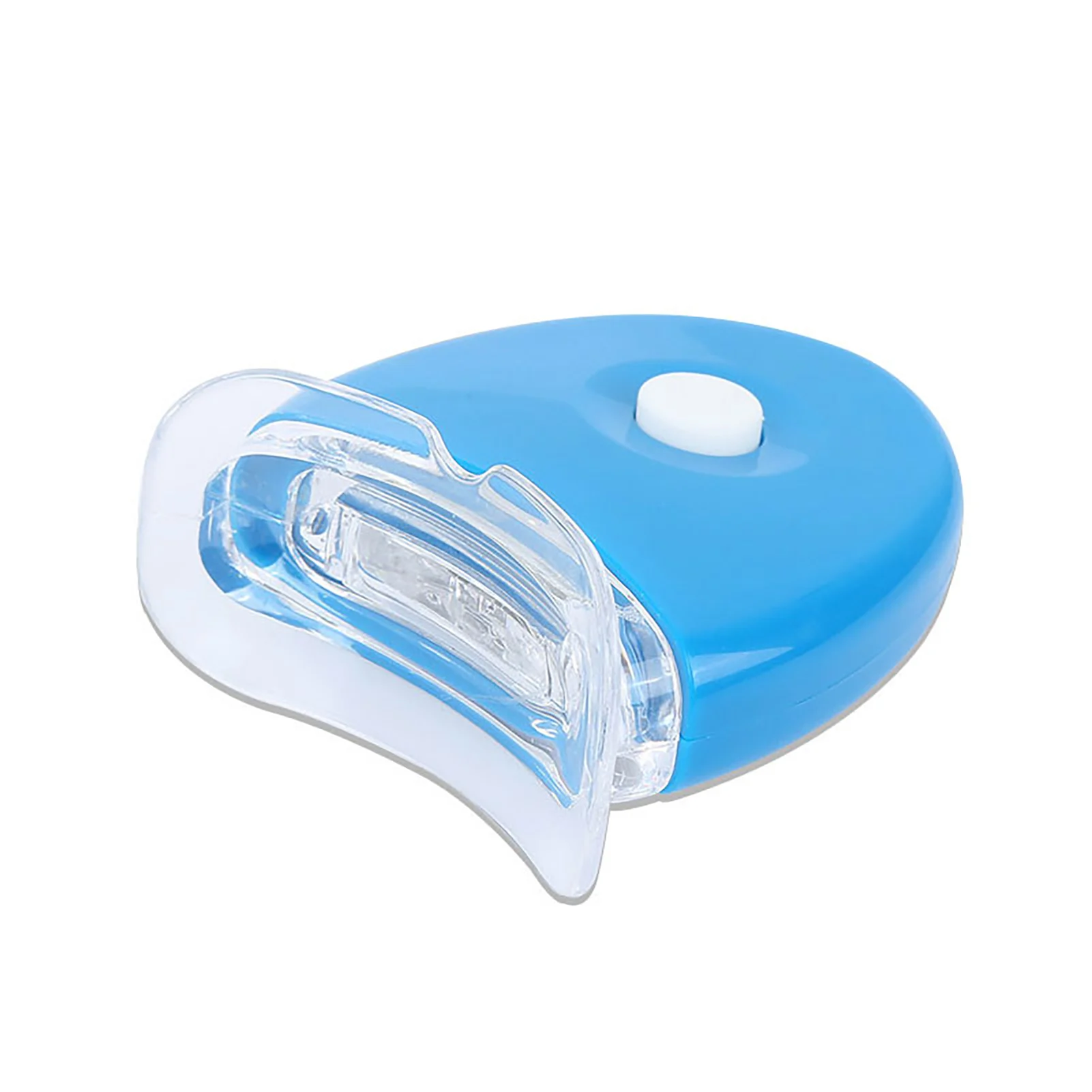 Portable Teeth Whitener LED Light Soft Mouth Tray No Odor Teeth Treatment Tool f