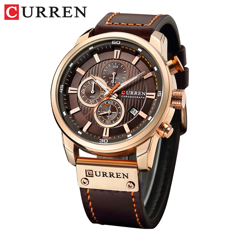 CURREN Fashion Date Quartz Men Watches Top Brand Luxury Male Clock Chronograph S