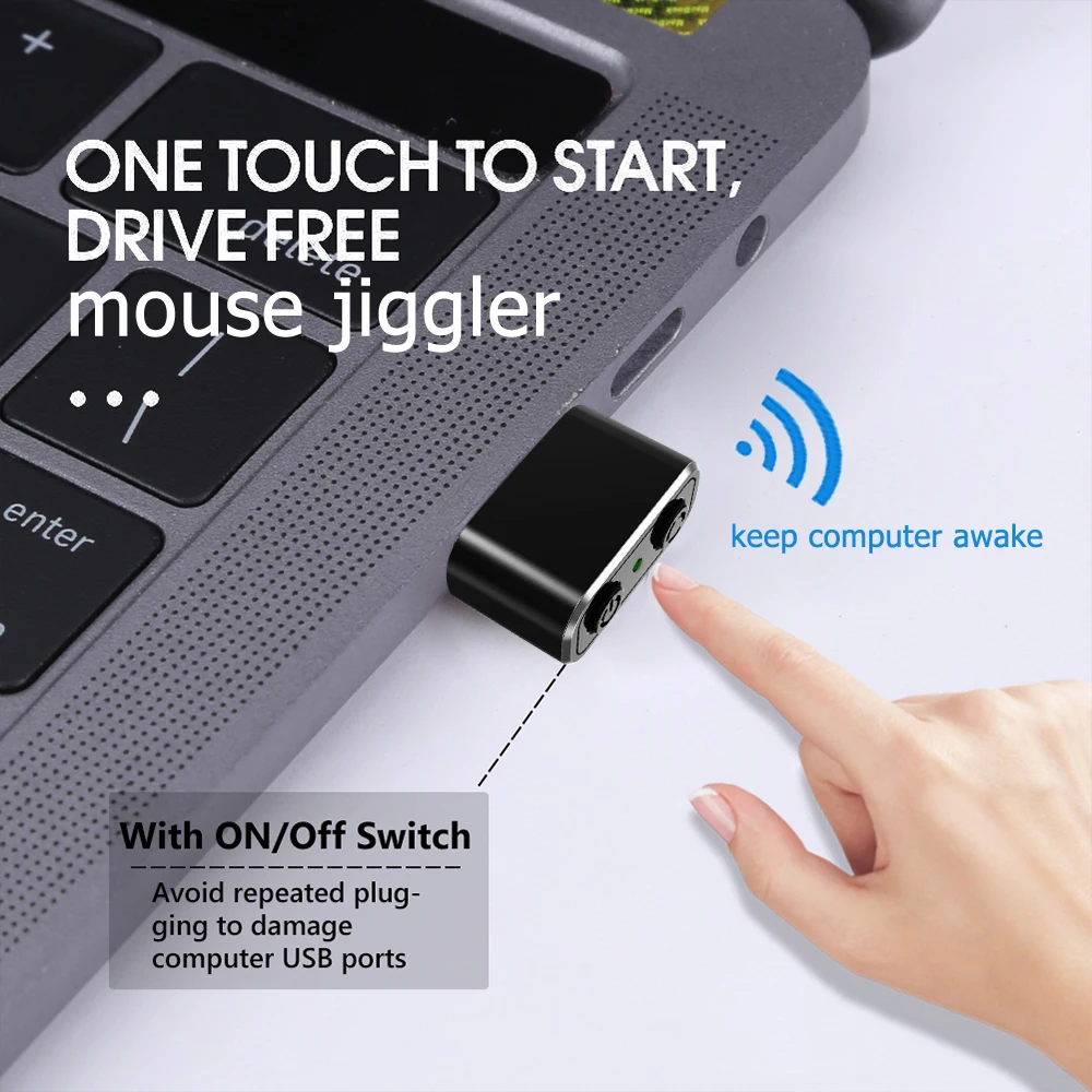 Mouse Jiggler Undetectable Mouse Mover Virtual Automatic Move Wiggle Shaker Simu