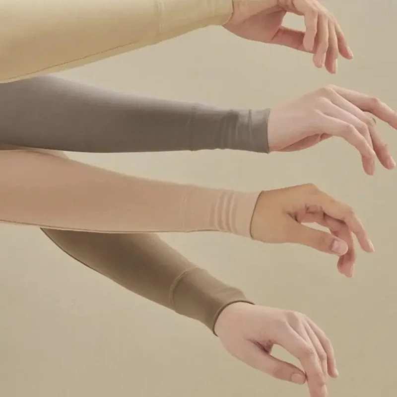 Modal Islamic Sleeves Lace Gloves Arms Stretch Stretchy Cover Islam Oversleeves 