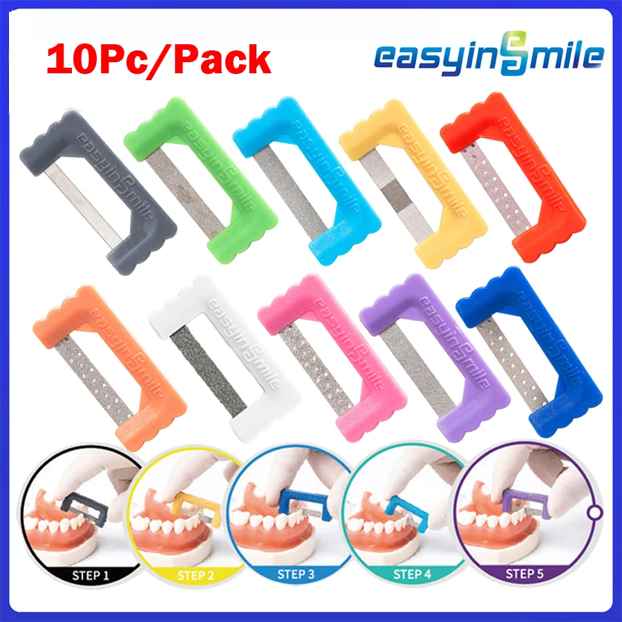 10Pc Orthodontic Interproximal stips enamel reduction polishing Strips Dental IP