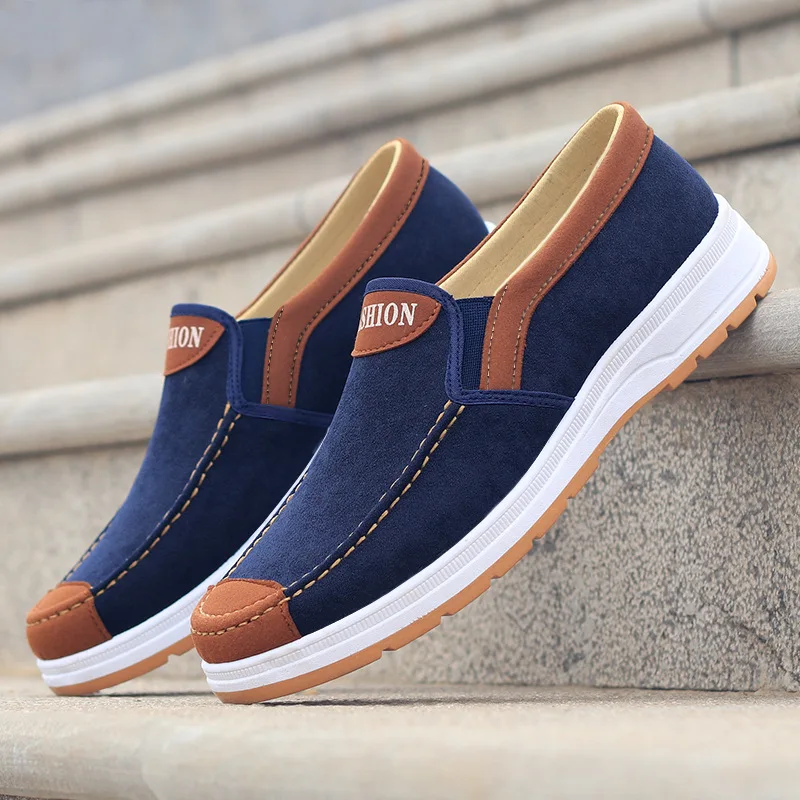 Men's casual board shoes, old Beijing cloth shoes, breathable, comfortable, and 
