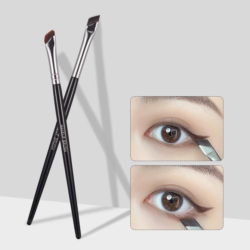 1 Pcs Eyeliner Brush Makeup Brushs Under Eyelid To Lying Silkworm Brush Eyebrow 