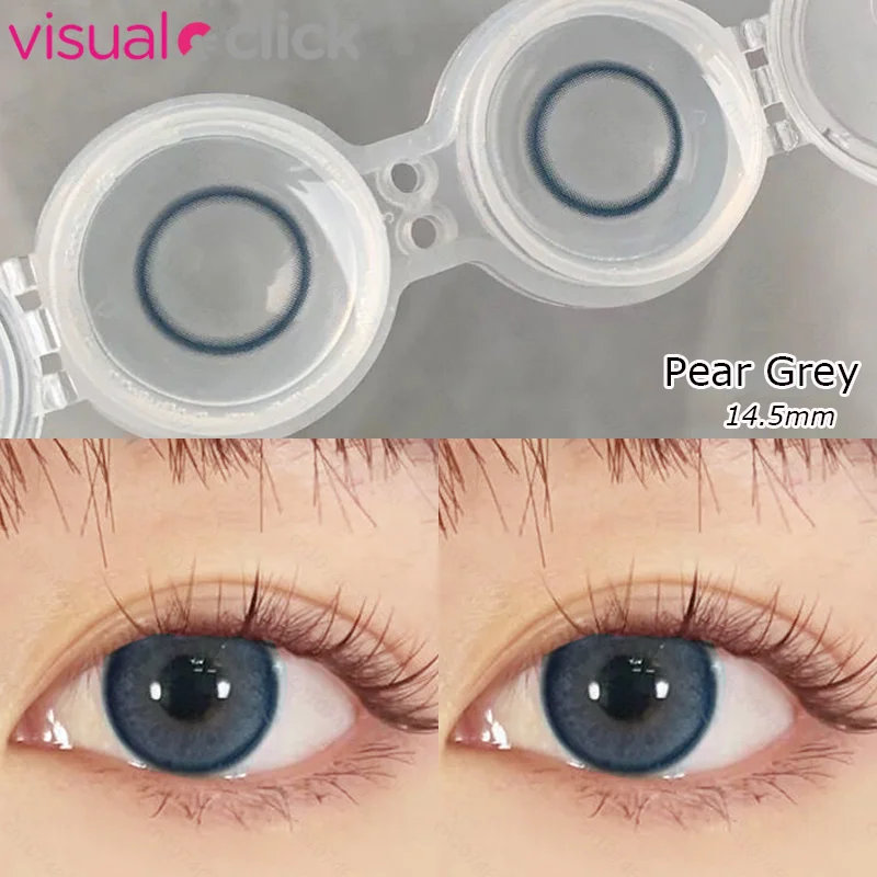VisualClick 1Pair Myopia Lenses Color Contact Lenses for Eyes Lenses with Diopte