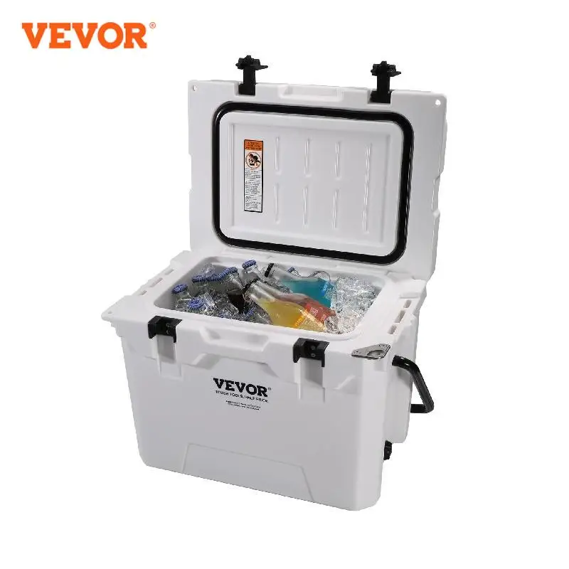 VEVOR 25/33/45/52QT Hard Cooler Insulated Portable Large Capacity Ice Chest Cool