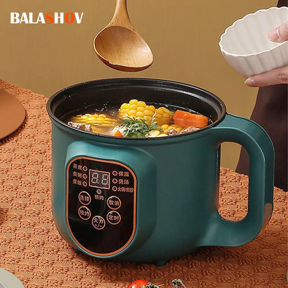 Electric Hot Pot Cooker Multicooker Hotpot Stew Heating Eggs Soup Pan Noodles St