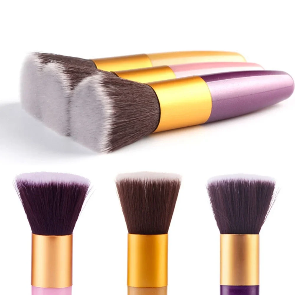 1Pcs Professional Flat Makeup Brushes Powder Liquid Foundation Blush Brush Conce