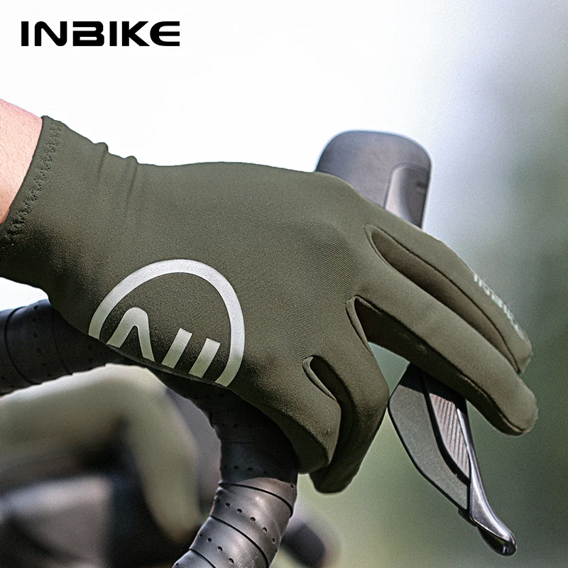 INBIKE Winter Bicycle Gloves for Men Touchscreen MTB Cycling Gloves with Padded
