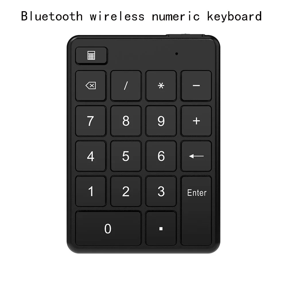 19 Keys Bluetooth Wieless Number Pads Button Battery Numeric Keypad Portable Fin