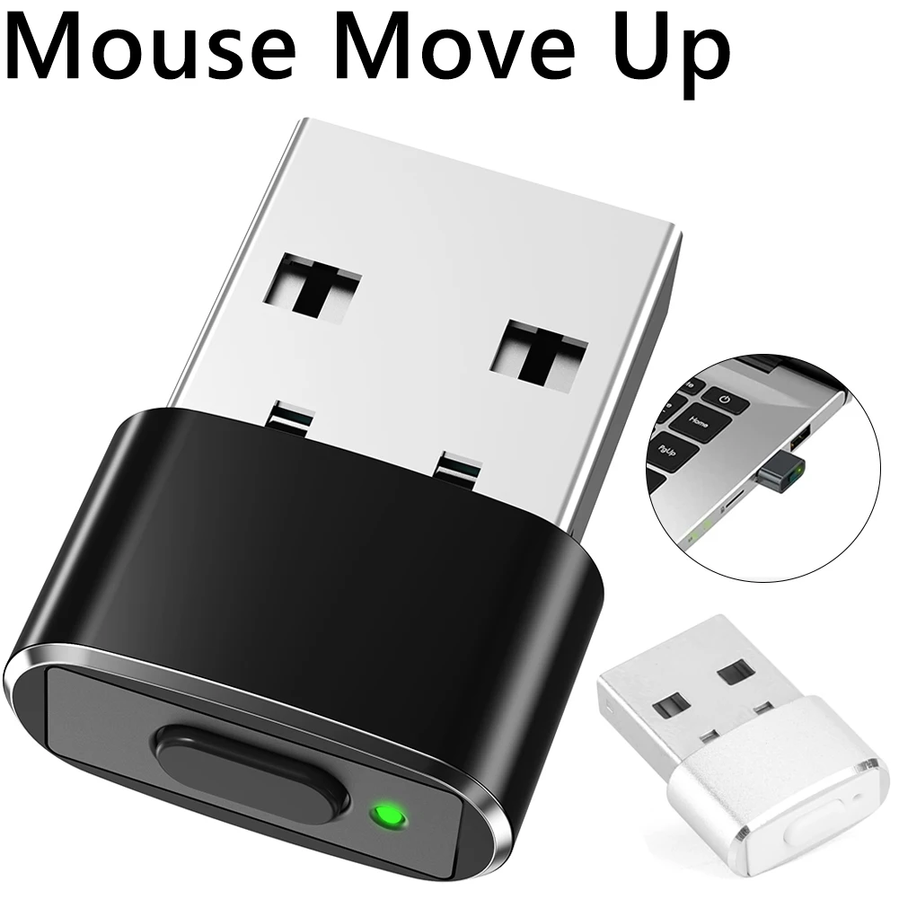 Mouse Jiggler Undetectable Automatic Mover USB Port Undetectable Automatic Shake