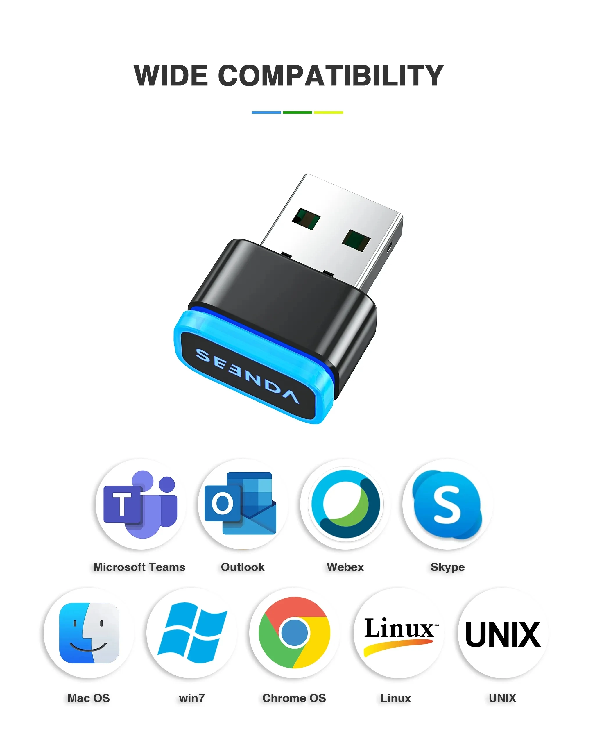 Seenda DK16 Mouse Jiggler Undetectable Mouse Mover Shaker Simulate Mice Driver-F