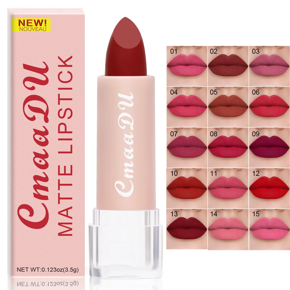 15-Color Lipstick & Lip Gloss Set Vibrant Colors, Long-Lasting & Moisturizing Ma