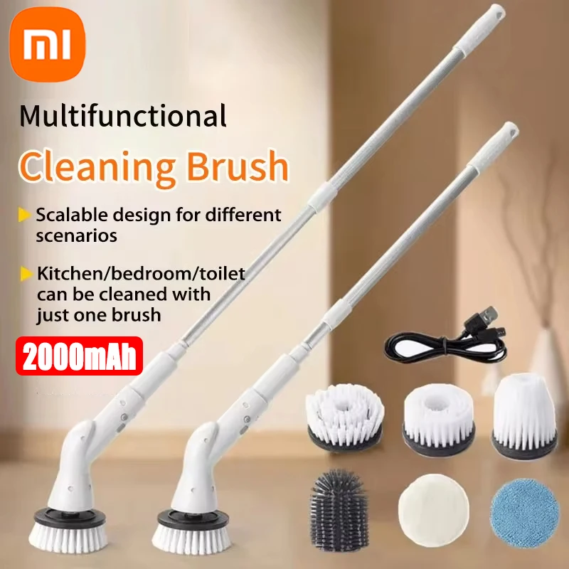 Xiaomi 2000mAh 6-in-1 Electric Cleaning Brush Wireless Electric Rotary Clean Bru
