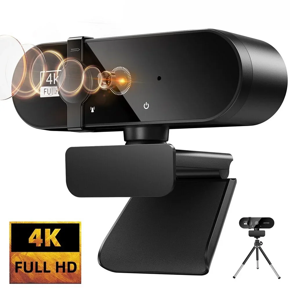 2K Full HD Webcam with Microphone 4K Webcam 1080P Mini Camera 30fps USB Web Cam 