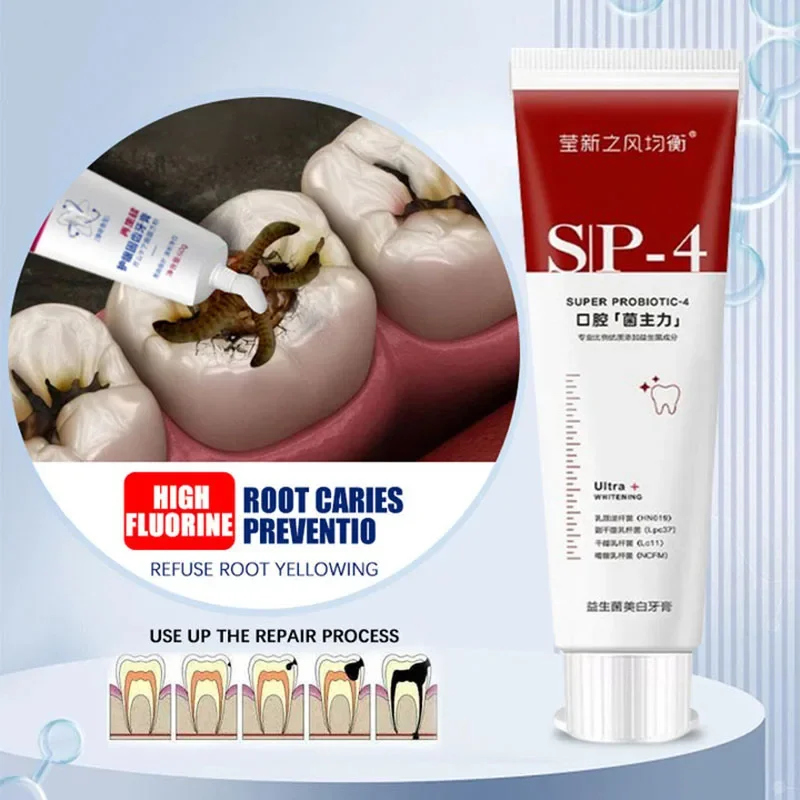 Repair of Cavities Caries Removal of Plaque Stains Decay Whitening Yellowing Rep