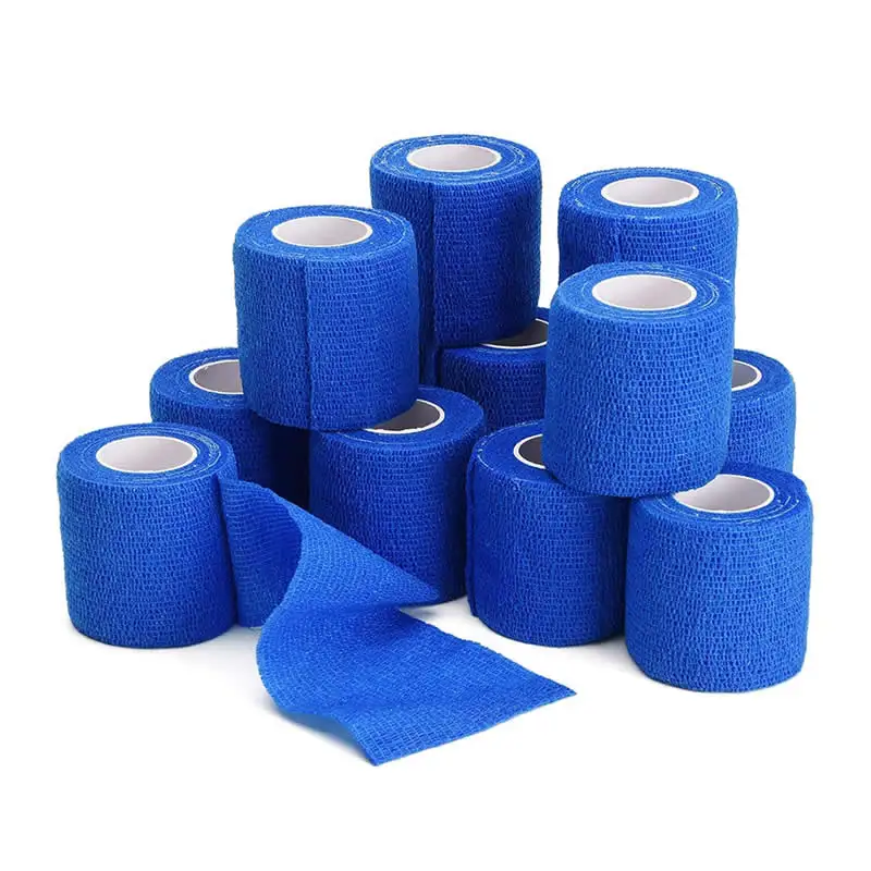 6-24 Rolls Sports Self Adhesive Bandage Vet Wraps Tape Finger Joints Athletic Pr