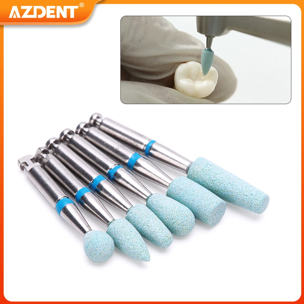 1PC Dental Ceramic Diamond Grinder AZDENT RA 2.35mm Polishing Head Polisher Dent