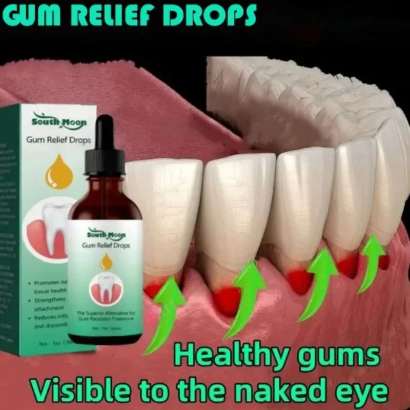 Quickly Repair Gum Serum Care Teeth Whiten Remove Yellow Repair Gum Regrowth Pla