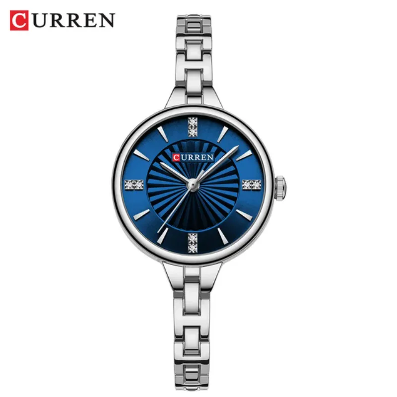 CURREN 9097 Women's Casual Quartz Watch Elegant Simple Design Waterproof Stainle