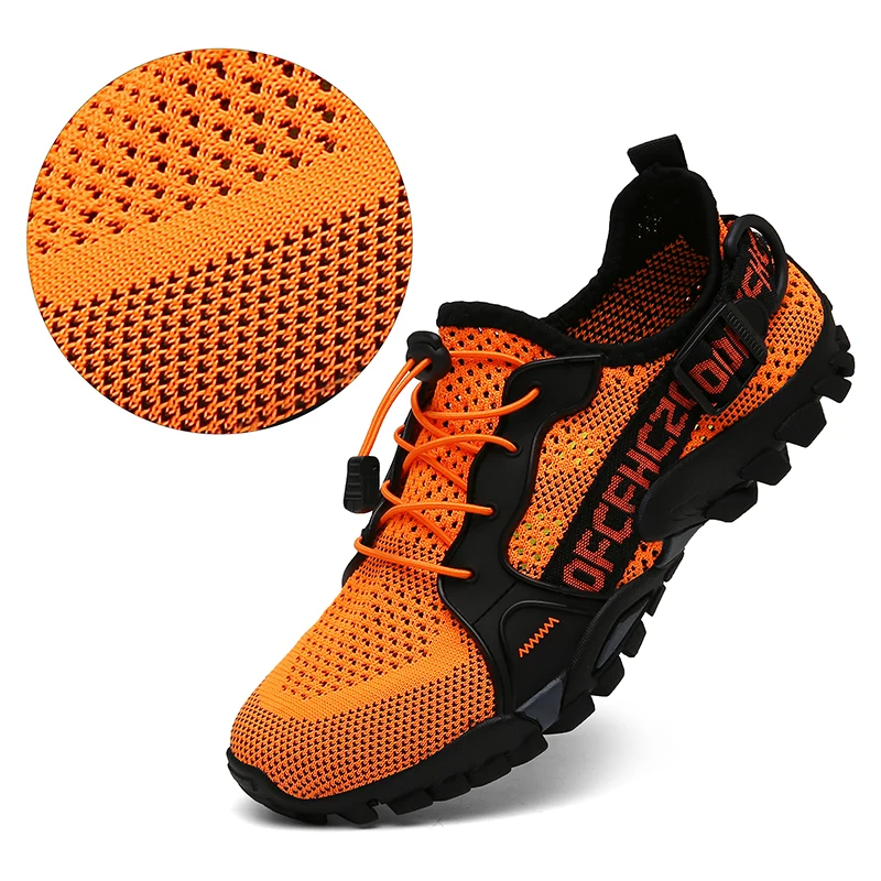 Men's Shoes Summer Breathable Mesh Outdoor Non-slip Light Walking Casual Trekkin