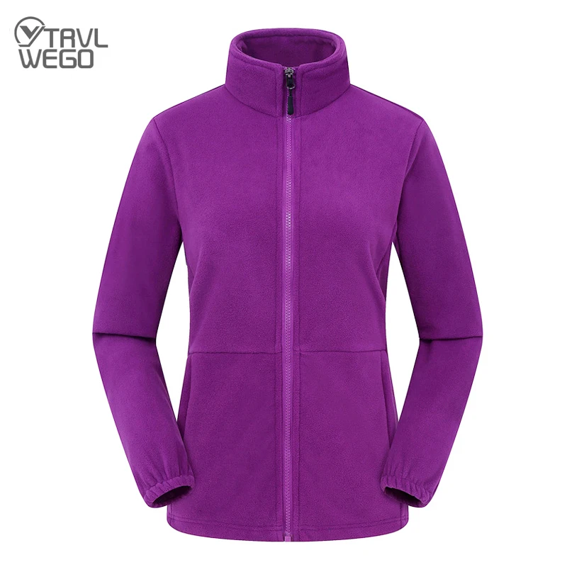 TRVLWEGO Men Women's Fleece Hiking Thermal Jackets Outdoor Sports Climbing Trekk
