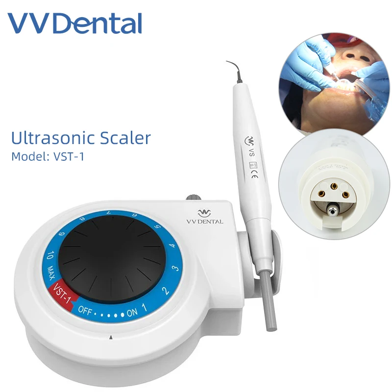 VVDental Dental Ultrasound Scaler Auto Frequency Tracking High Efficiency Tooth 