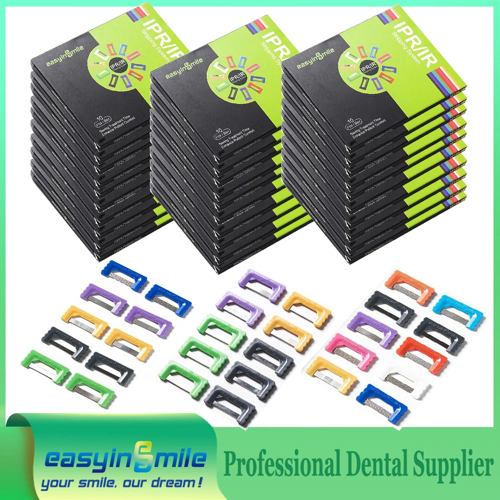 30packs EASYINSMILE Dental IPR Kit Orthodontic Interproximal Reduction Strip Too