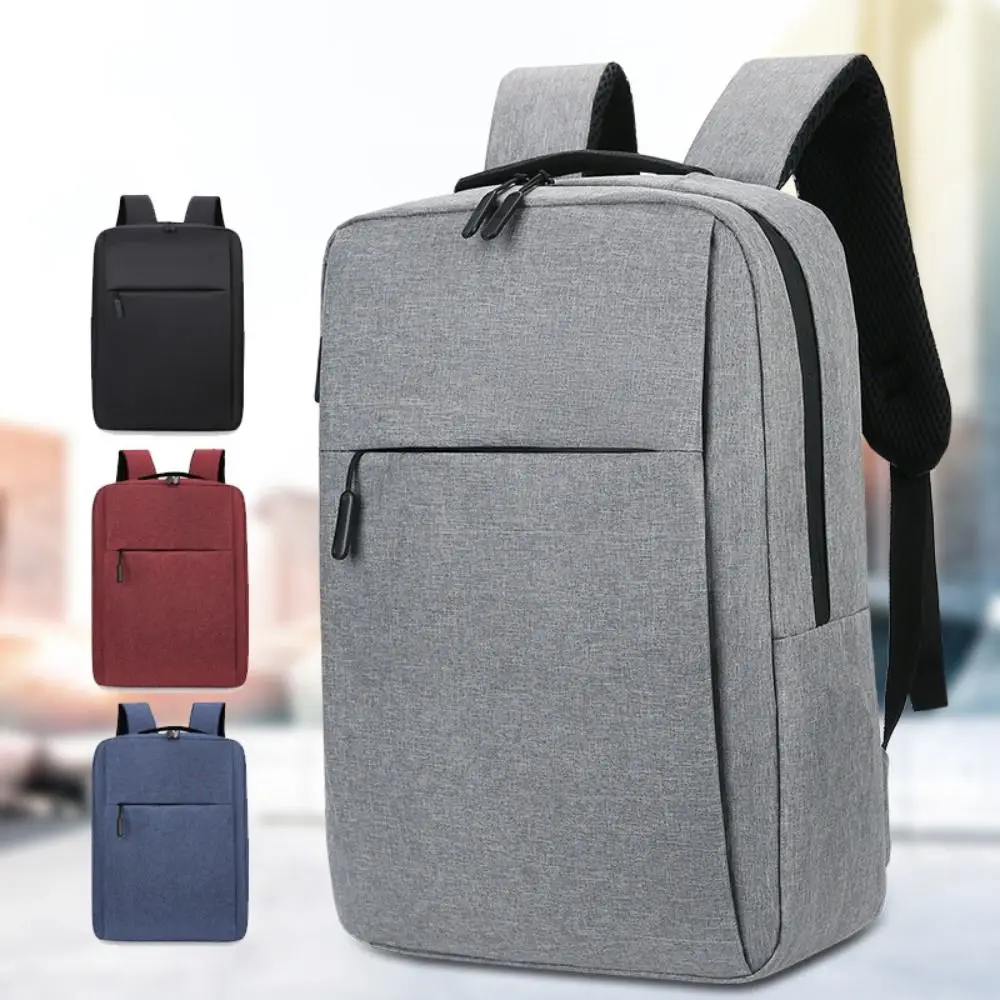 15.6 inches Versatile Backpack High Quality Oxford Cloth Black Grey Blue Red Bus
