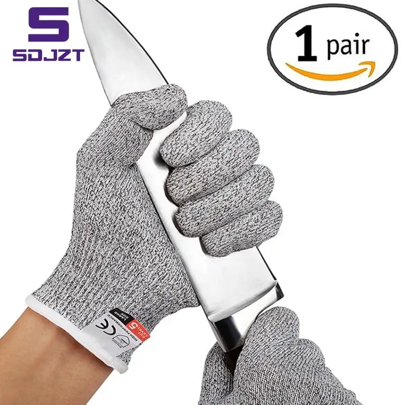 1 Pair Kitchen Gardening Hand Protective Gloves Butcher Meat Chopping Working Gl