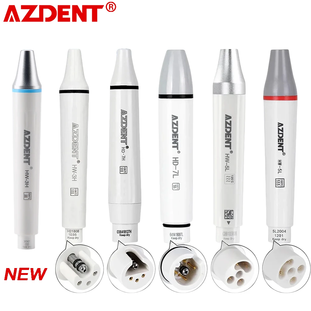AZDENT Dental Plug-in Scaler Handpiece fit for Woodpecker EMS SATELEC VRN Ultras
