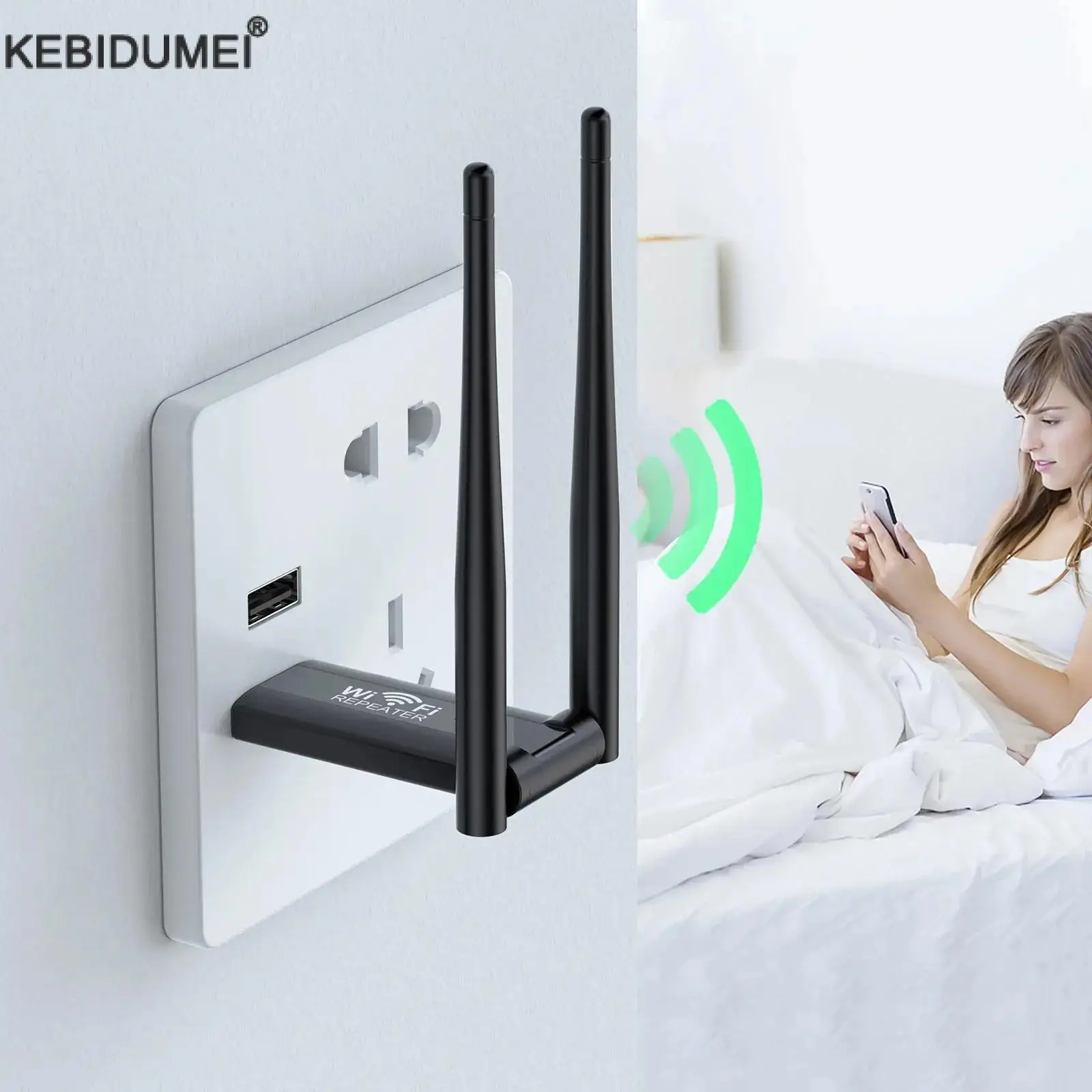 300Mbps 2.4G USB Wireless WiFi Repeater Extender Router WiFi Signal Amplifier Bo