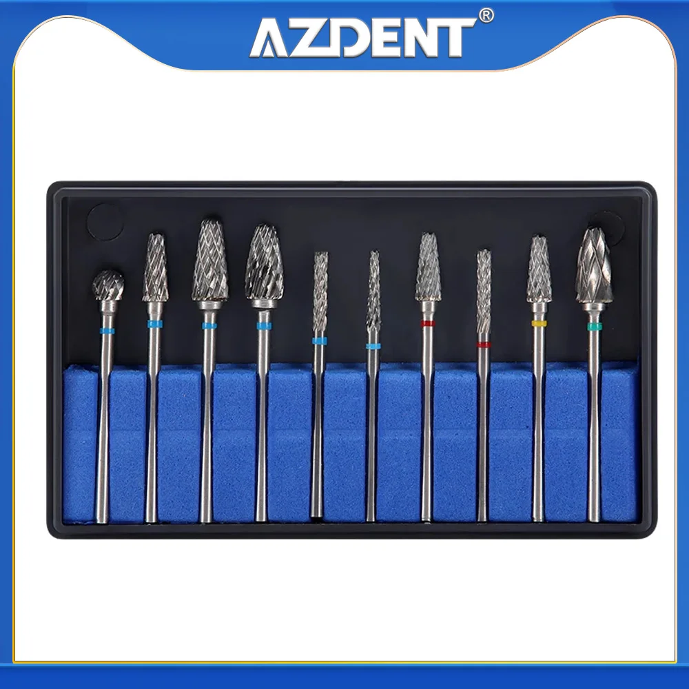 1Box DENTAL Carbide Drills Kit Popular Dentistry Tool HP 2.35mm 135°C Autoclavab