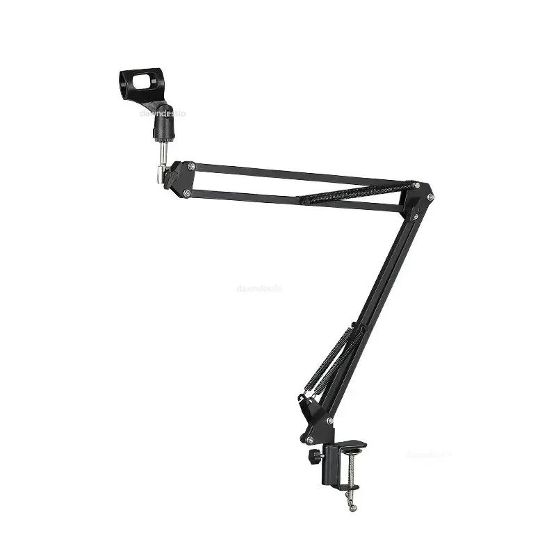 Adjustable Microphone Suspension Boom Scissor Arm Stand for K669 K670 K658 K678 