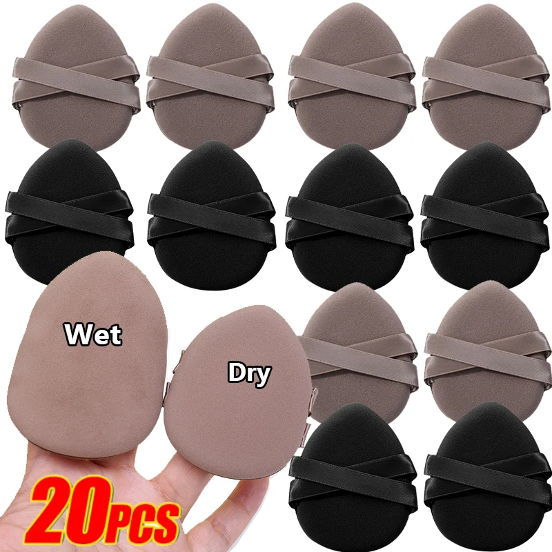 Super Soft Dry and Wet Cosmetic Puff 20PCS Thick Makeup Sponge Puff Air Cushion 