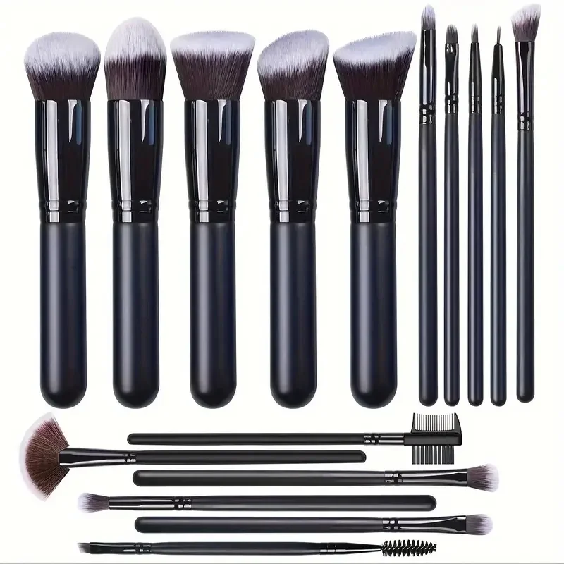 14-16PCS Professional Makeup Brushes Set Premium Makeup Kit Synthetic Hair Found