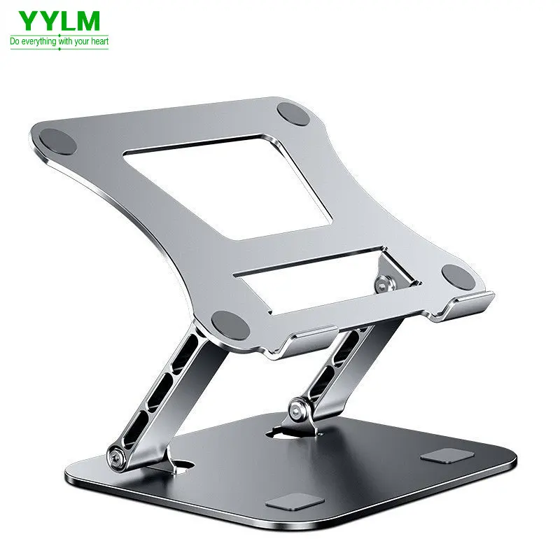 Phone Tablet Stand Adjustable Aluminum Alloy laptop Tablet up to 17 "Laptop Port