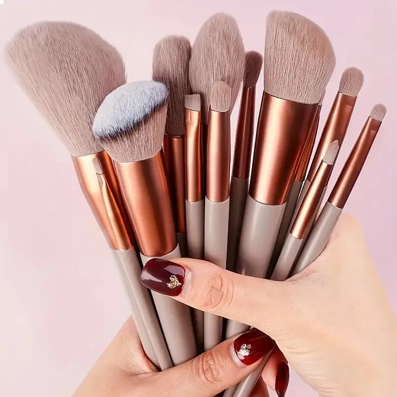 13Pcs Makeup Brushes Set for Women Cosmetic Beauty Foundation Powder Blush Eyesh