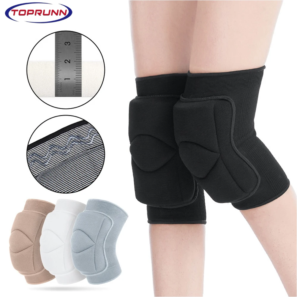 TopRunn 2 Pieces Sports Kneepad Dancing Knee Protector Volleyball Yoga Knee Brac