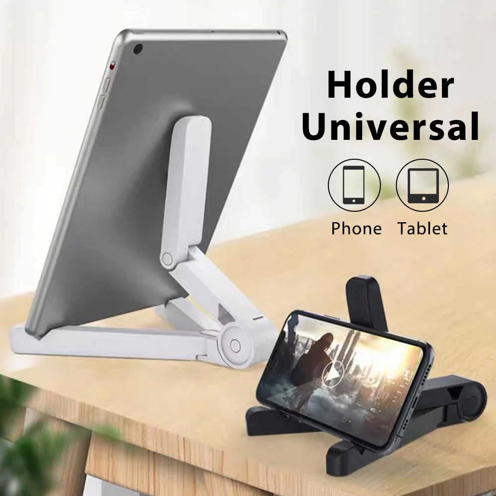 Universal Folding Tablet Holder 4.7 to 12.9 Inch For iPad Pro Samsung Xiaomi HUA