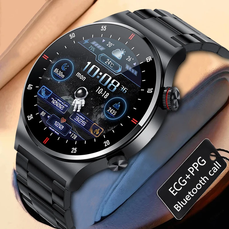 2023 New Bluetooth Call Smart Watch Men Sports Fitness Tracker Waterproof Smartw